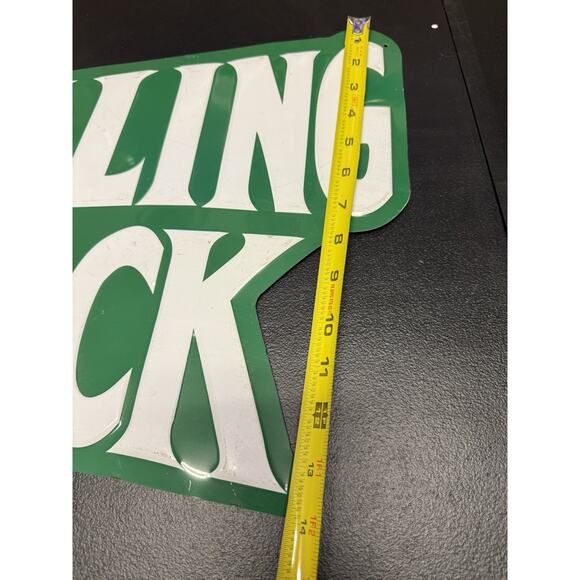 Rolling Rock Beer Metal Sign Embosed Letters Latrobe Brewing Co. PA 18” x 14” - Picture 5 of 10